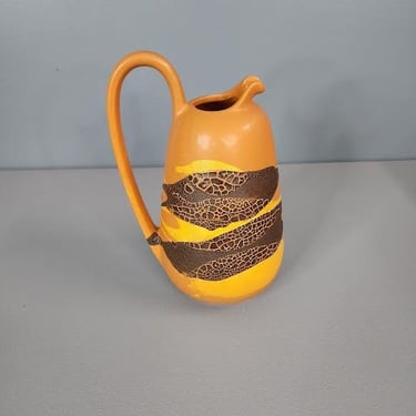 Large Royal Haeger Earth Wrap Pottery Pitcher 