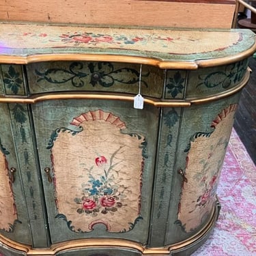 Decorative console cabinet, 43” x 14.5” x 35.5” 