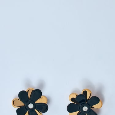 Marni Women Enameled Metal Flower Pop Earrings