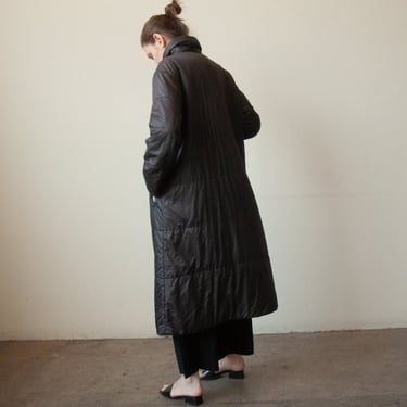 3158o / issey miyake black puffer coat / s 