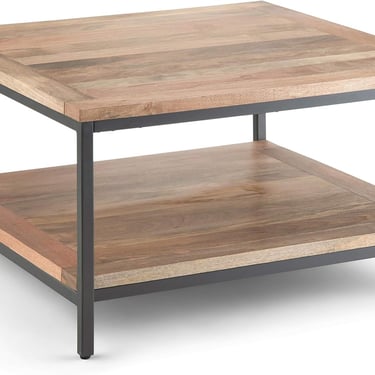 Skyler Mango Wood 34&quot; Coffee Table in Natural  FFW258-664