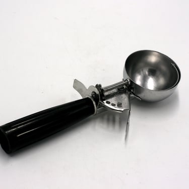 vintage Ekco Miracle ice cream scoop with black handle 