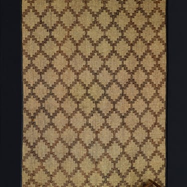 Large Step Diamond Tuareg Carpet.............. (8'x15'7'')