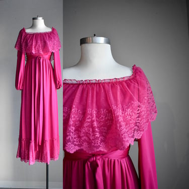 1970s Pink Gown 