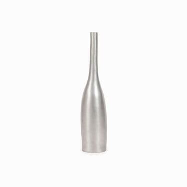 Asymmetrical Aluminum Vase Metal Postmodern Fine Art 