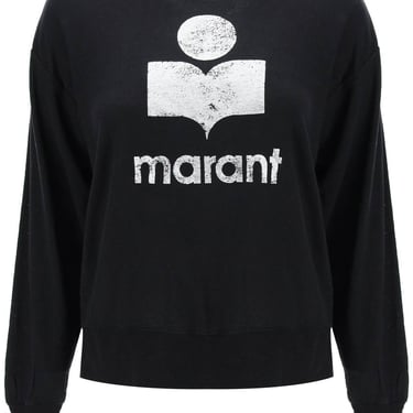Isabel Marant Etoile Klowia T-Shirt With Metallic Logo Print Women
