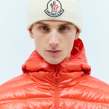 Moncler Men Logo Patch Beanie Hat