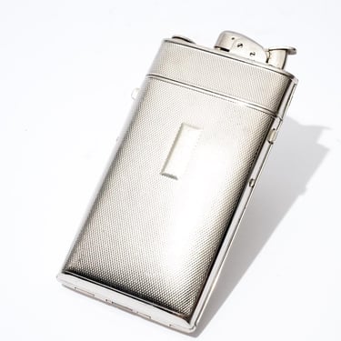 Vintage Evans Lighter and Cigarette Case, Working 