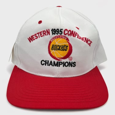 1995 Houston Rockets Western Conference Champions Snapback Hat