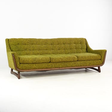 Adrian Pearsall Style Mid Century Walnut Sofa - mcm 