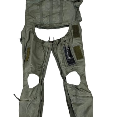 1985 US Military CSU-13B/P Anti-G Suit Pilot Cutaway Pants Medium USAF Navy USMC
