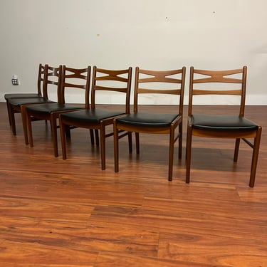 Mid-Century X-Back Dining Chairs Set of 6