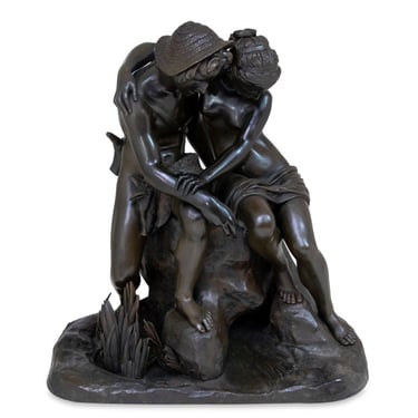 Paul Joseph Gayrard "Daphnis and Chloe" Bronze