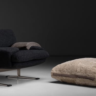 Zani Armchair(s) / Large Sheepskin Floor Cushion(s)