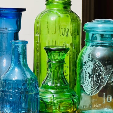 Modern Boho Colorful Glass Vase Glassware Set Decor Glassware 