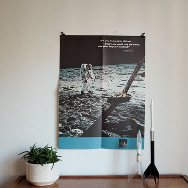 NASA 1969 One Small Step for Man poster 