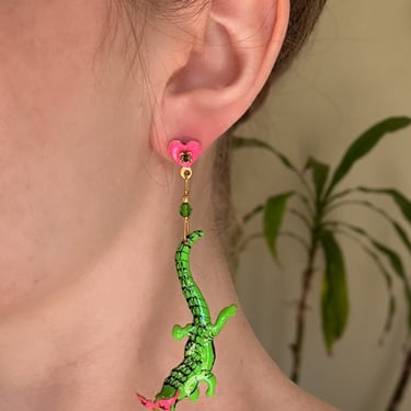 90s LATR Alligator Earrings