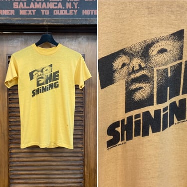 Vintage 1980’s Dated 1980 “The Shining” Horror Movie Jack Nicholson Original Merch T-Shirt, 80’s Tee Shirt, Vintage Clothing 