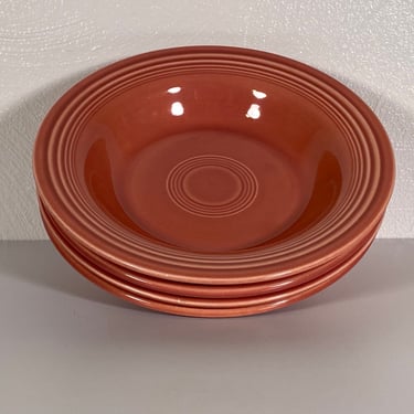 Fiestaware Rose Rim Soup Bowls - Set of 4 