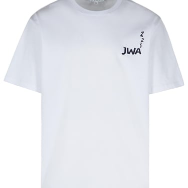 Jw Anderson 'Jwa' White Cotton T-Shirt Men