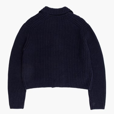 Allude Wool Blend Jacket - Navy