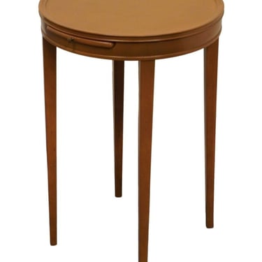 KITTINGER FURNITURE Early American Solid Maple 16" Round Accent End Table 
