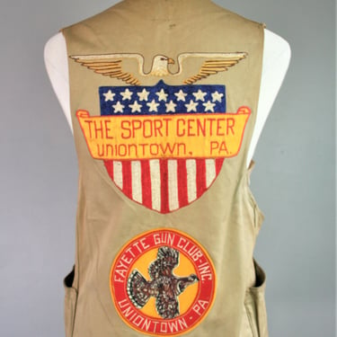 1950s JC Higgins Brand Puffer Hunting Vest - Men's Large, Women's
