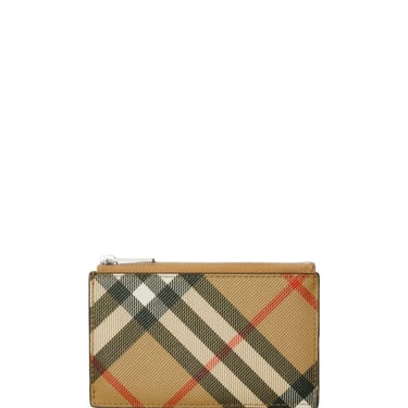 Burberry Men Check Card Case