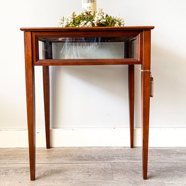 Vintage Vitrine Table