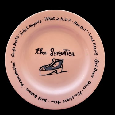 The Seventies Pottery Barn Millennium Decade 8-1/4” Salad Snack or Dessert Plate 