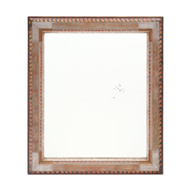 Antique Silver and Copper Leafed Mirror