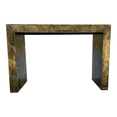 Jamie Young Modern Acid Wash Finished Charlemagne Console Table