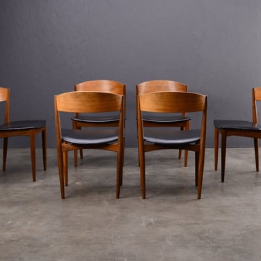 Jydsk Møbelindustri Danish Modern Dining Chairs - A Set of 6 