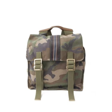 Valentino Military Canvas Backpack Men