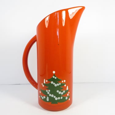 Vintage Waechtersbach Christmas Tree Pitcher - Waechtersbach Christmas Tree German Pottery 