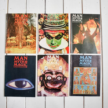 Vintage Lot of 6 Man Myth & Magic Magazines 
