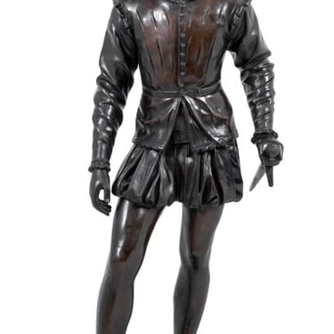 Francois Bosio "Henry IV" Patinated Bronze