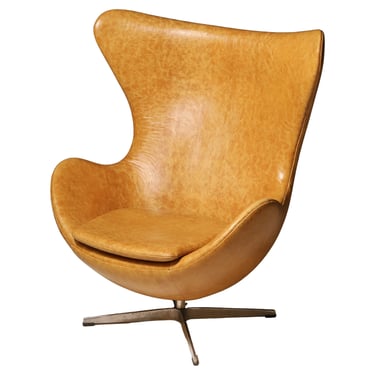 Leather Egg Chair 3316 by Arne Jacobsen, 1958 