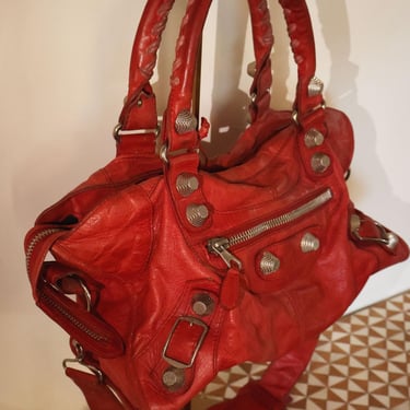 Vintage BALENCIAGA Giant 21 Motocross Part Time City Bag