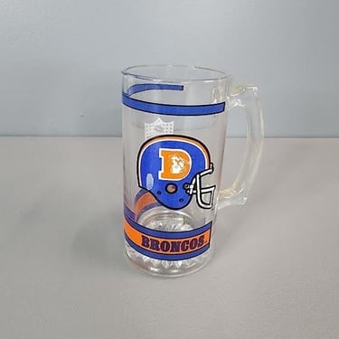 Vintage NFL Football Denver Broncos Beer Mug 