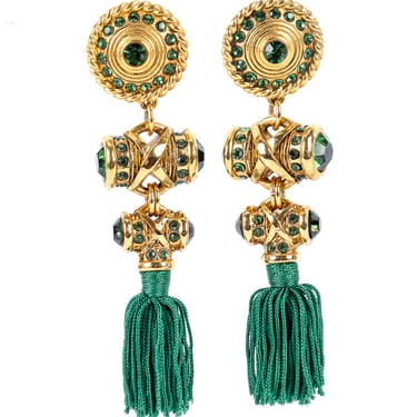 Byzantine Tassel Drop Earrings