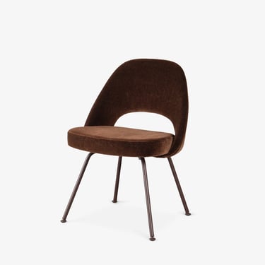 Saarinen Executive Armless Chairs, Bronze Legs