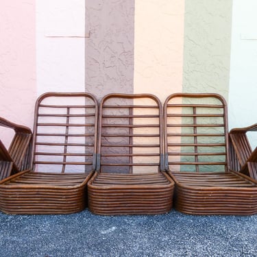 Old Florida Rattan Sofa