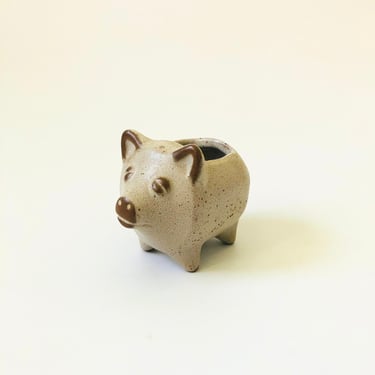 MCM David Stewart Pottery Pig Planter 