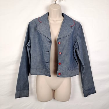Vintage 70s / 80s Blue Lady Wrangler Jacket 