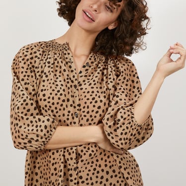 The Classic Blouse | Coffee Dot