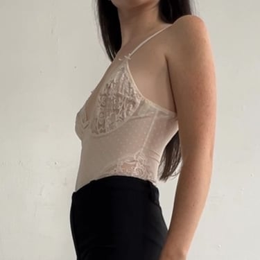 Fine Italian Lace Bodysuit (M)
