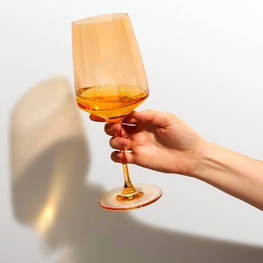 Nouveau Crystal Wine Glass