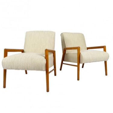 Pair of Conant Ball Armchairs