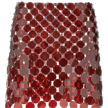 Rabanne Women Plastic Sequin Skirt